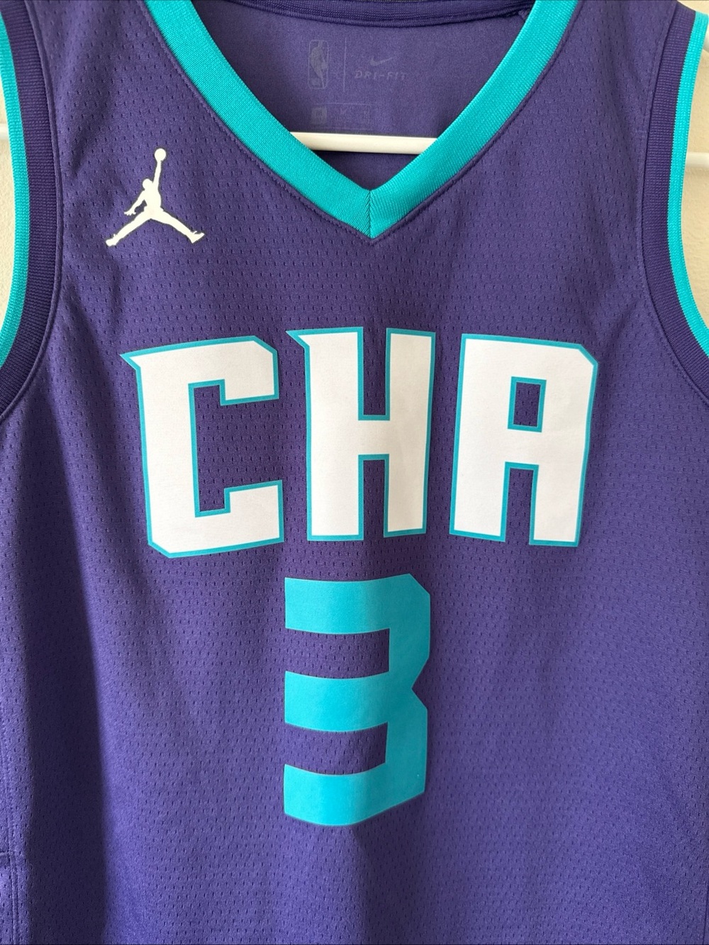 Kid’s Nike Terry Rozier III #3 Charlotte Hornets NBA Jersey Sz Youth M - Picture 2 of 6